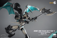 Shin Getter Robot Shin Getter 1 Redesign Black Version Robo-DUO Figure/ Threezero