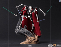 Star Wars General Grievous Deluxe Battle Diorama Series 1:10 Art Scale Limited Edition Statue/ Iron Studios