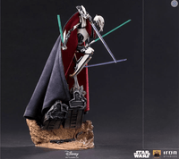 Star Wars General Grievous Deluxe Battle Diorama Series 1:10 Art Scale Limited Edition Statue/ Iron Studios