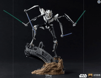 Star Wars General Grievous Deluxe Battle Diorama Series 1:10 Art Scale Limited Edition Statue/ Iron Studios