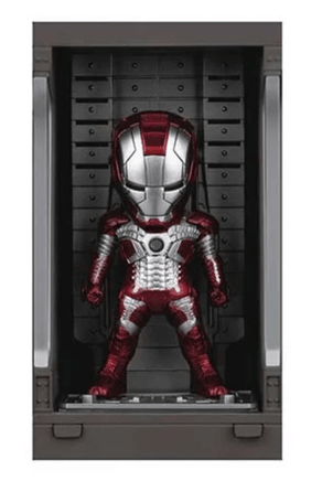 Iron Man 3 MEA-015 Iron Man MK V Action Figure with Hall of Armor Display By Beast Kingdom - Geekstationcollectibles
