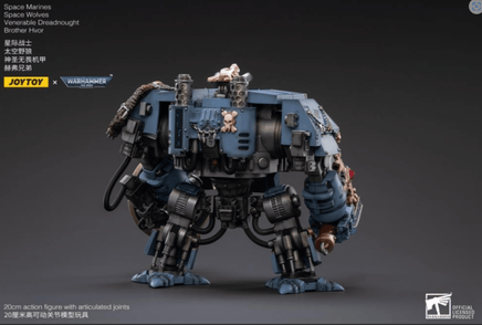 Joy Toy Warhammer 40,000 Space Marines Space Wolves Venerable Dreadnought Brother Hvor 1:18 Scale Action Figure/ Joy Toy - Geekstationcollectibles