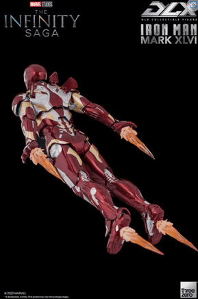 Avengers: Infinity Saga Iron Man Mark 46 DLX 1:12 Scale Action Figure/ Threezero - Geekstationcollectibles