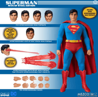 Superman: Man of Steel Edition One: 12 Collective Action Figure/ Mezco - Geekstationcollectibles