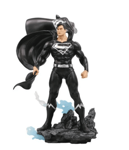 DC Heroes Superman Black and Silver Version 1:8 Scale Statue-Previews Exclusive/ Puearts