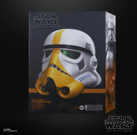 Star Wars The Black Series The Mandalorian Artillery Stormtrooper Premium Electronic Helmet/ Hasbro