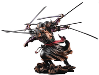 One Piece Portrait of Pirates Roronoa Zoro Demon Spirit Kyuutou-ryuu Asura Version WA-MAXIMUM Statue/  Megahouse