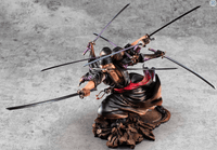 One Piece Portrait of Pirates Roronoa Zoro Demon Spirit Kyuutou-ryuu Asura Version WA-MAXIMUM Statue/  Megahouse
