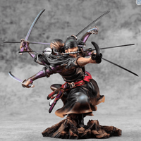 One Piece Portrait of Pirates Roronoa Zoro Demon Spirit Kyuutou-ryuu Asura Version WA-MAXIMUM Statue/  Megahouse