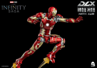Avengers: Infinity Saga Iron Man Mark 43 DLX 1:12 Scale Action Figure By Threezero - Geekstationcollectibles