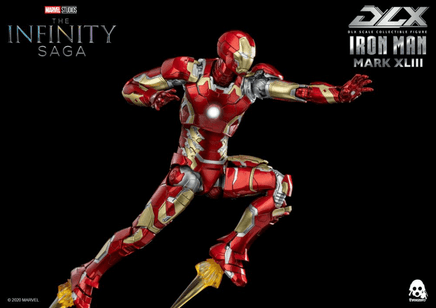 Avengers: Infinity Saga Iron Man Mark 43 DLX 1:12 Scale Action Figure By Threezero - Geekstationcollectibles