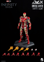 Avengers: Infinity Saga Iron Man Mark 43 DLX 1:12 Scale Action Figure By Threezero - Geekstationcollectibles