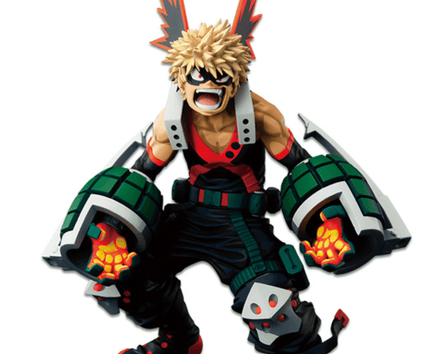 My Hero Academia World Figure Colosseum Academy Katsuki Bakugo Two Dimensions Ver. Super Masters Stars Piece Statue Bye Banpresto - Geekstationcollectibles
