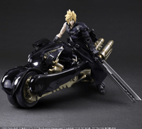 Final Fantasy Vll: Advent Children Cloud Strife Play Arts Kai Action Figure and Fenrir Vehicle Set Bye Square Enix - Geekstationcollectibles