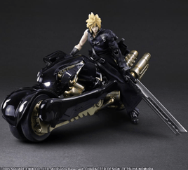 Final Fantasy Vll: Advent Children Cloud Strife Play Arts Kai Action Figure and Fenrir Vehicle Set Bye Square Enix - Geekstationcollectibles