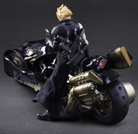 Final Fantasy Vll: Advent Children Cloud Strife Play Arts Kai Action Figure and Fenrir Vehicle Set Bye Square Enix - Geekstationcollectibles