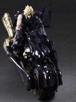 Final Fantasy Vll: Advent Children Cloud Strife Play Arts Kai Action Figure and Fenrir Vehicle Set Bye Square Enix - Geekstationcollectibles