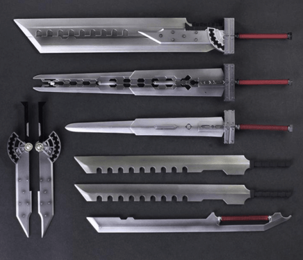 Final Fantasy Vll: Advent Children Cloud Strife Play Arts Kai Action Figure and Fenrir Vehicle Set Bye Square Enix - Geekstationcollectibles