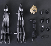 Final Fantasy Vll: Advent Children Cloud Strife Play Arts Kai Action Figure and Fenrir Vehicle Set Bye Square Enix - Geekstationcollectibles