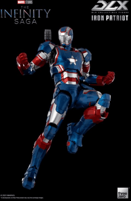 Avengers: Infinity Saga Iron Patriot DLX 1:12 Scale Action Figure by Threezero - Geekstationcollectibles