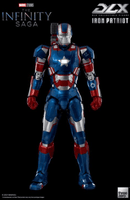 Avengers: Infinity Saga Iron Patriot DLX 1:12 Scale Action Figure by Threezero - Geekstationcollectibles