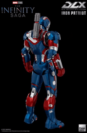 Avengers: Infinity Saga Iron Patriot DLX 1:12 Scale Action Figure by Threezero - Geekstationcollectibles
