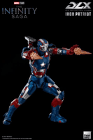 Avengers: Infinity Saga Iron Patriot DLX 1:12 Scale Action Figure by Threezero - Geekstationcollectibles