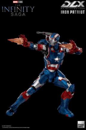 Avengers: Infinity Saga Iron Patriot DLX 1:12 Scale Action Figure by Threezero - Geekstationcollectibles