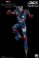 Avengers: Infinity Saga Iron Patriot DLX 1:12 Scale Action Figure by Threezero - Geekstationcollectibles