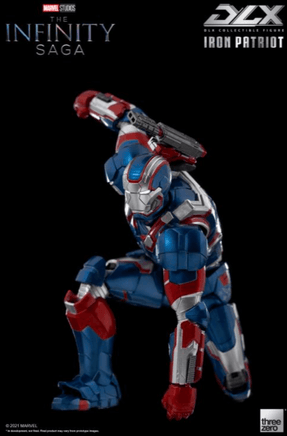 Avengers: Infinity Saga Iron Patriot DLX 1:12 Scale Action Figure by Threezero - Geekstationcollectibles