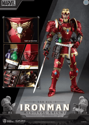Medieval Knight Iron Man DAH-046 Dynamic 8-Ction Action Figure/ Beast Kingdom - Geekstationcollectibles
