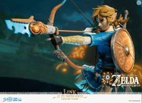 The Legend of Zelda: Breath of the Wild Link Collector's Edition Statue/ First 4 Figures - Geekstationcollectibles