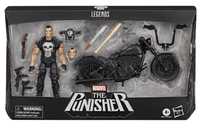 Marvel Legends Series 6-inch The Punisher with Motorcycle By Hasbro - Geekstationcollectibles