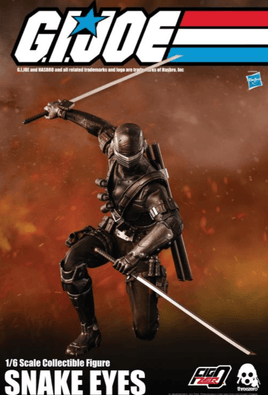 G.I. Joe Snake Eyes 1:6 Scale Action Figure Bye Threezero - Geekstationcollectibles