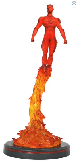 Marvel Premier Collection Human Torch Statue/ Diamond Select - Geekstationcollectibles